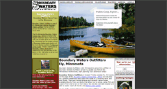 Desktop Screenshot of boundarywatersoutfitters.com